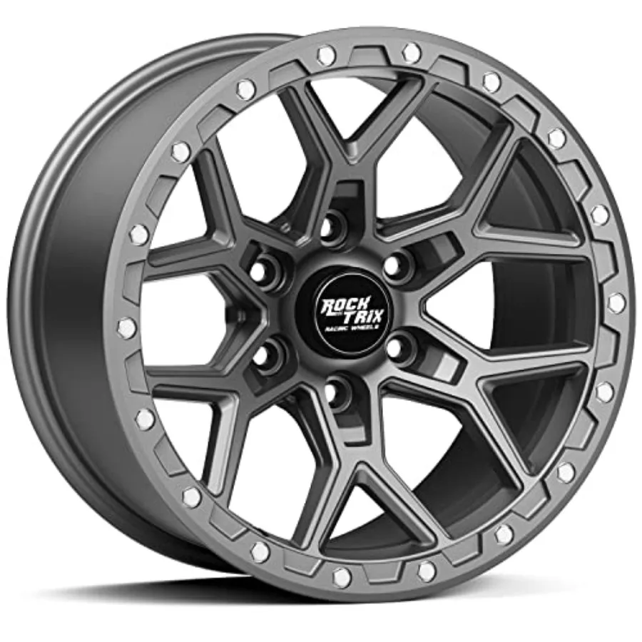 

18 inch Wheel for Toyota Tacoma 2001+ 4Runner FJ Cruiser Tundra 2022+ 18x9-12mm Offset 4.5 Inch Backspace 106.1mm Bore Gunmetal