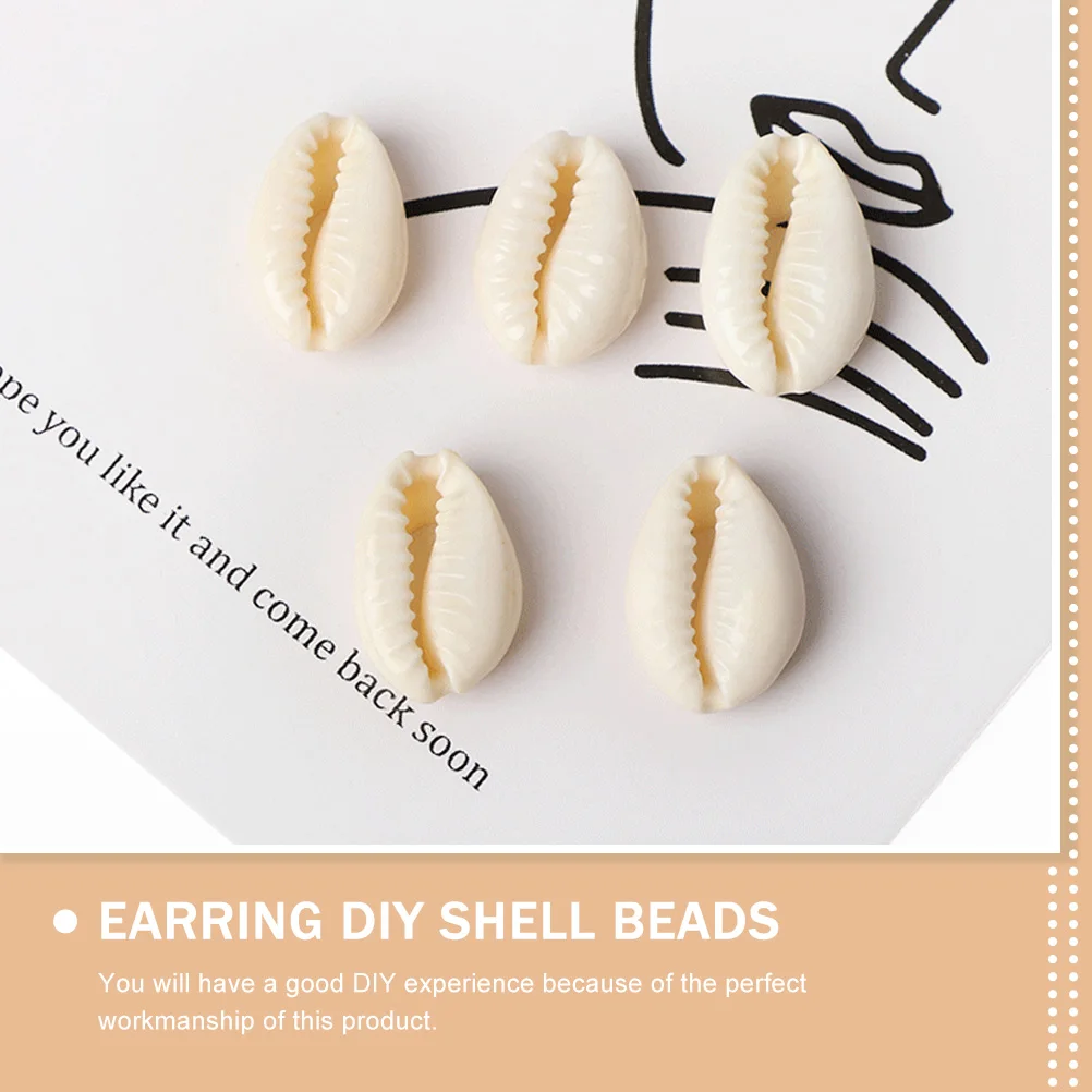 

100pcs Shell Beads Materials Crafting Lightweight Decoration Necklace Bracelet Earrings Vase Filling Accessories