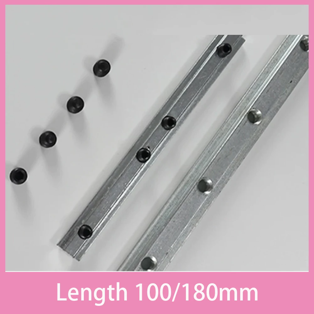 2/4Pc 304 SS Length 100/180mm European Standard Aluminum Profile One-word Connector 20-30-45 Series Aluminum Profile With Screws