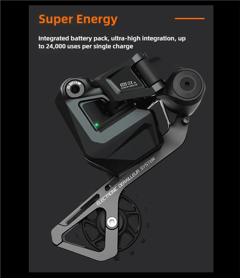 Wheeltop EDS OX 2.0 Kabelloses Elektronisches MTB-Schaltwerk 7-14-Gang Smart-Schalt-System APP-Steuerung ANT+-kompatibel – Detail 12
