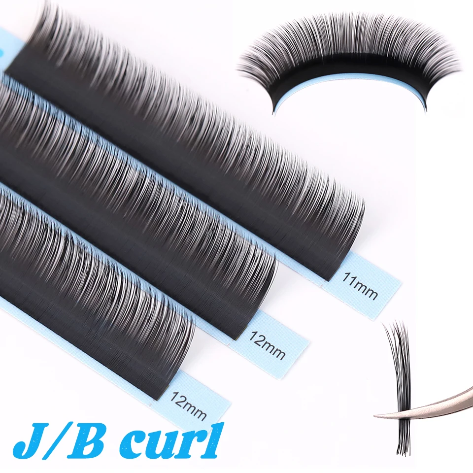 AGUUD J/B/C/CC/D/DD/L/M Curl All Size Classic Individual Eyelash Extension Lashes Natural Soft Faux Mink Volume Eyelash Supplies