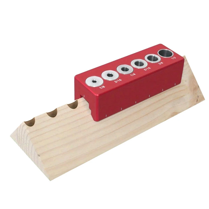 Cylindrical Pipe Punch Positioner Woodworking Self-Centering Pin Fixture Right Angle Dowel Positioning Aid Positioning Aid