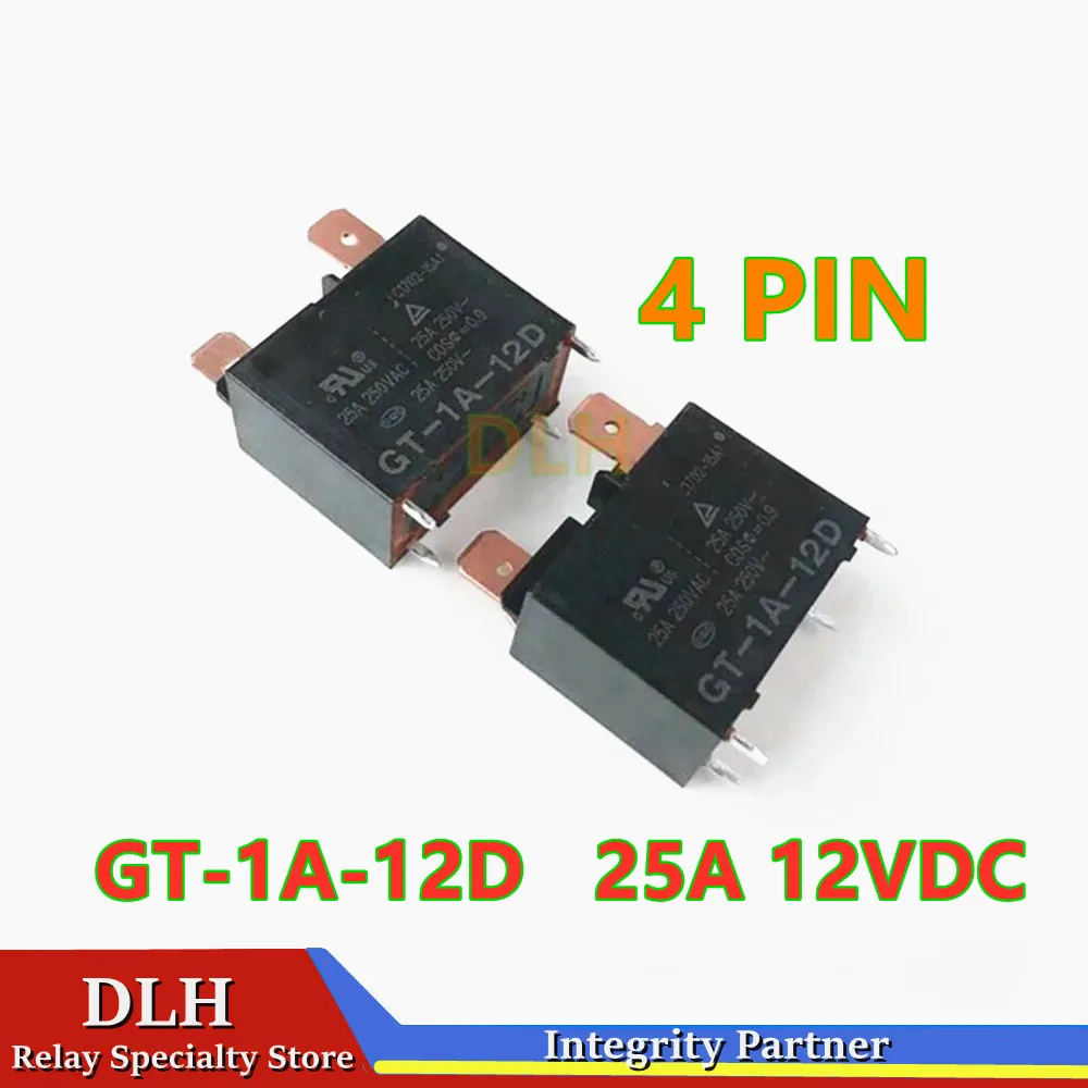 (5 Stuks/1 Partij) 100% Originele Nieuwe Vermogensrelais GT-1A-12D 12vdc 4Pins 25a Dc 12V 12V CHF-S-112DA2 CHF-V-112DA2 20a