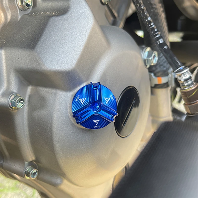 VOGE Accessories Motorcycle CNC Engine Oil Plug Cover For VOGE 200AC 300AC 300R 300RR 500R 500DS 650DS 500R 600DS