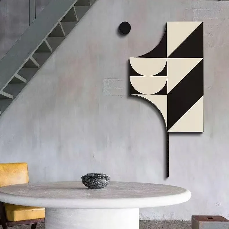 Modern simple decorative painting carving three-dimensional sandstone physical porch corridor model room abstract