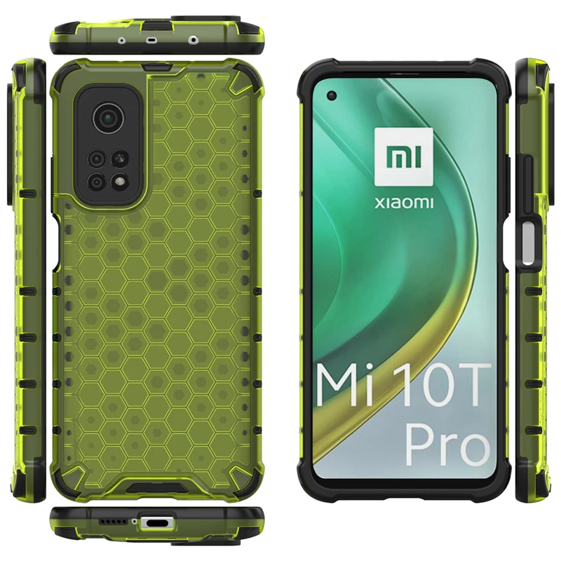 For Xiaomi Mi 10T 10 T Pro 5G Case Shockproof Rugged Armor Transparent Phone Case for Mi 10T Pro Mi10T Pro Mi 10 Lite Back Cover