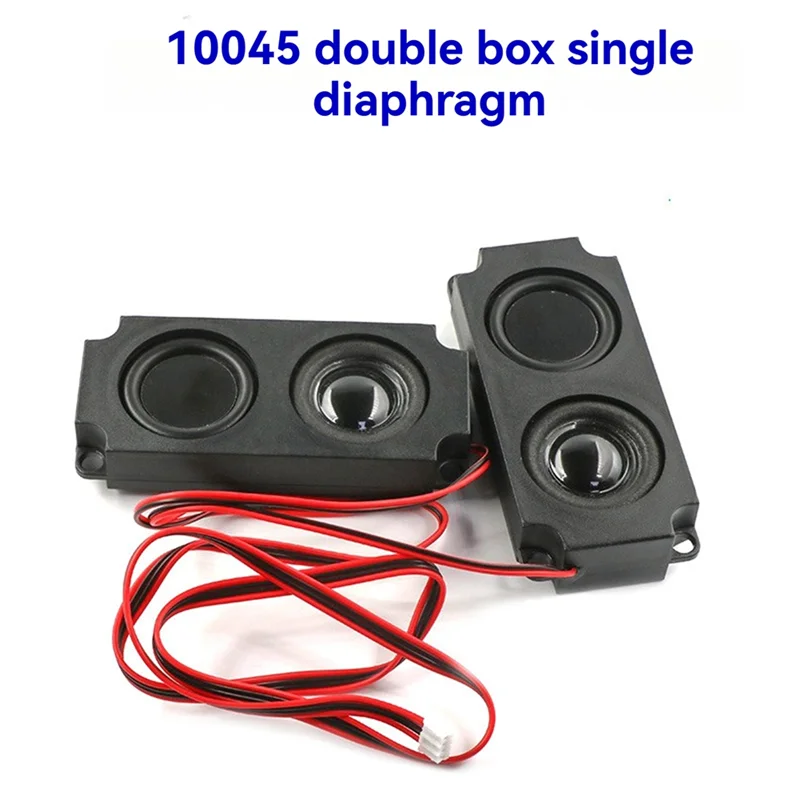 A72Z 2Pcs Compact Square Speakers Sound System 45100 Speaker Ideal For Home Audio & Portable Use