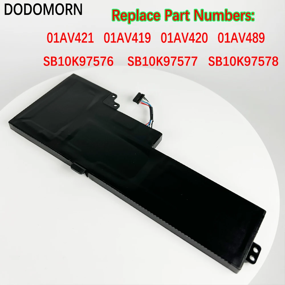 DODOMORN 01AV419 01AV421 01AV489 01AV420แบตเตอรี่สำหรับ Lenovo ThinkPad T470 T480 A475 A485 TP25 SB10K97576 SB10K97577 SB10K97578