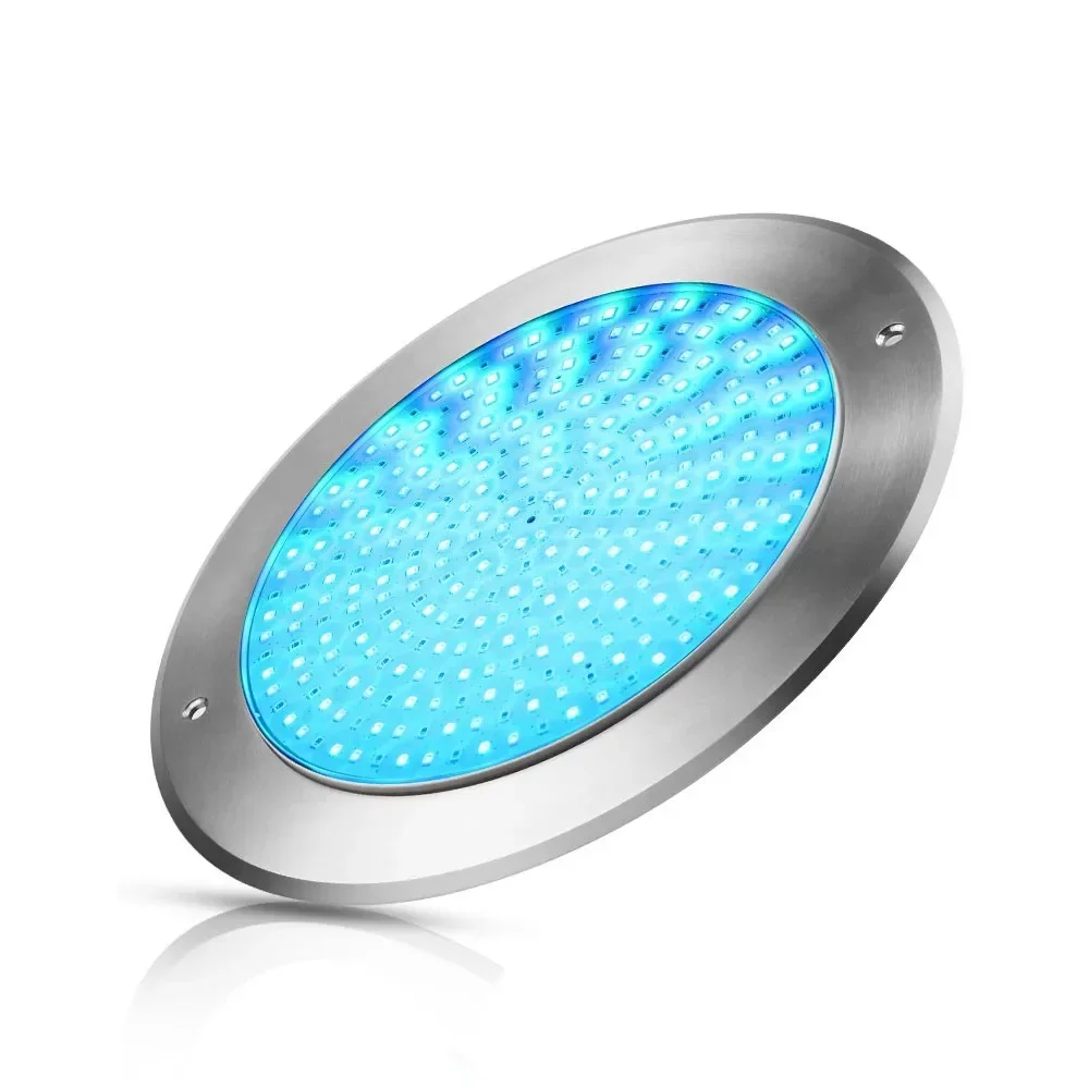 

High Quality Waterproof IP68 12V Ac Dc Underwater Ultrathin Resin wall mounted Replace Halogen Lamp Led Swimming Pool Light