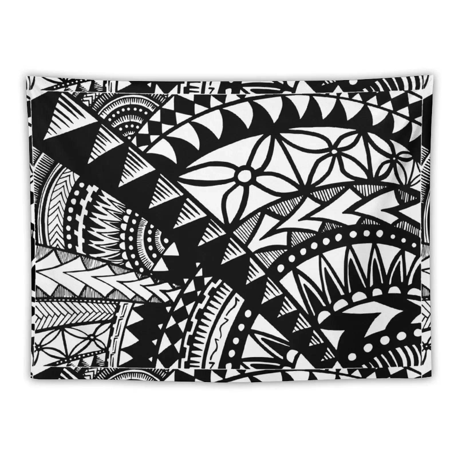 

Pacific Island Pattern 2 Tapestry Wallpaper Decorative Wall Mural Decorations For Your Bedroom Tapestry