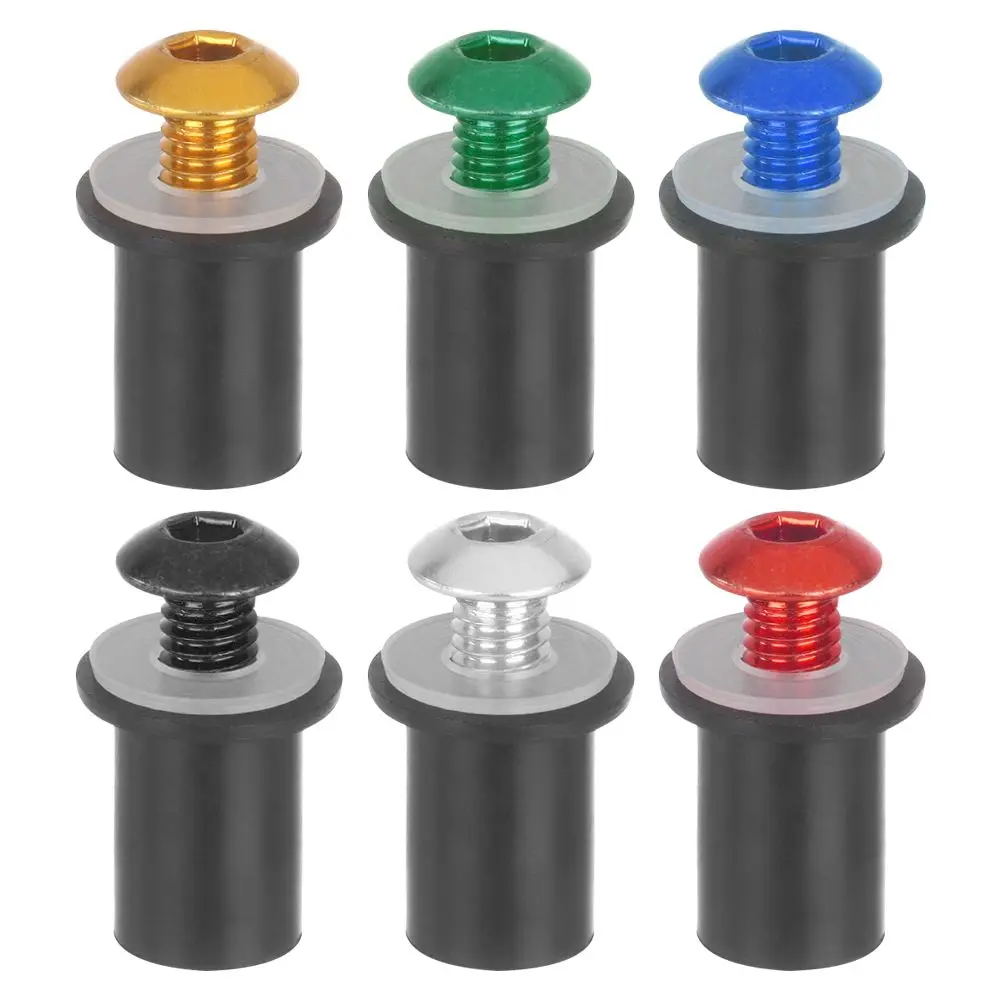 10Pcs Accessories Parts Motorbike Mounting Moto Decor Windshield Bolt Screw Kit Motorcycle Windscreen Nuts Fastener