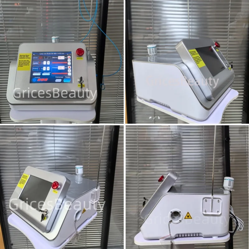 

1470 980nm Diode Laser Machine Use With Fiber Optics Device Face lift Anti Cellulite Anti Inflammatory Beauty Machine Portable