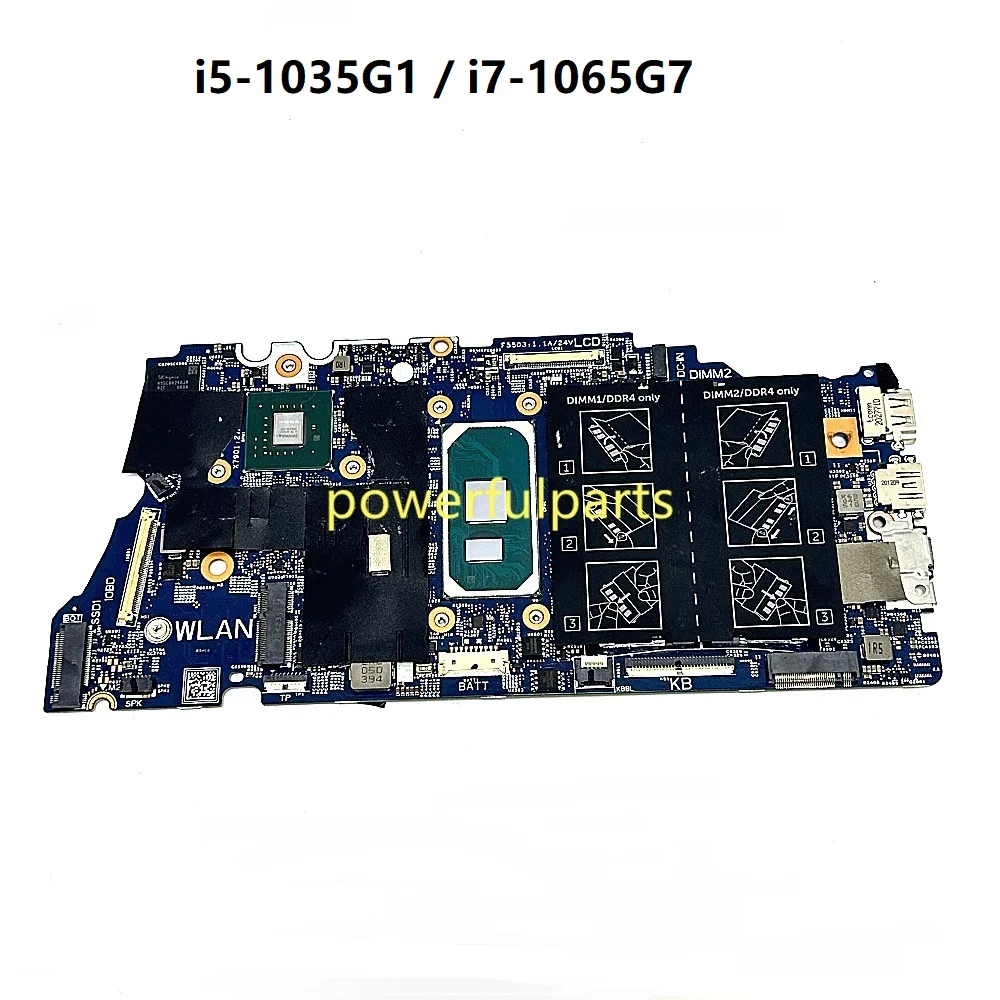 

Материнская плата для DELL Vostro 5401 5501 19812-1 0YWFGV 0RHCDN i5 i7 10-й процессор с графическим встроенным рабочим хорошим