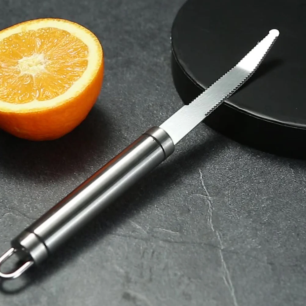 

Stainless Steel Multi-Functional Fruit Peeler Ergonomic Design Practical Kitchen Gadget Easy to Use for Orange