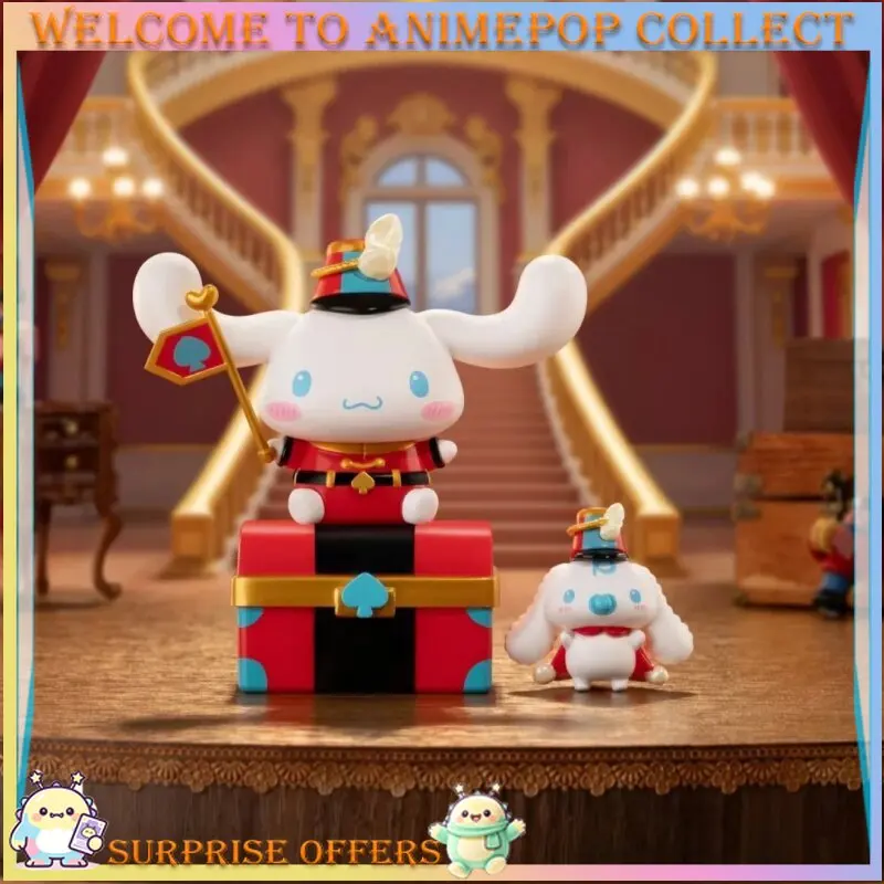 TOPTOY In Stock Sanrio Characters Nutcracker Series Blind Box Cute Trendy Collectible Figure Desktop Ornament Christmas Gift Set