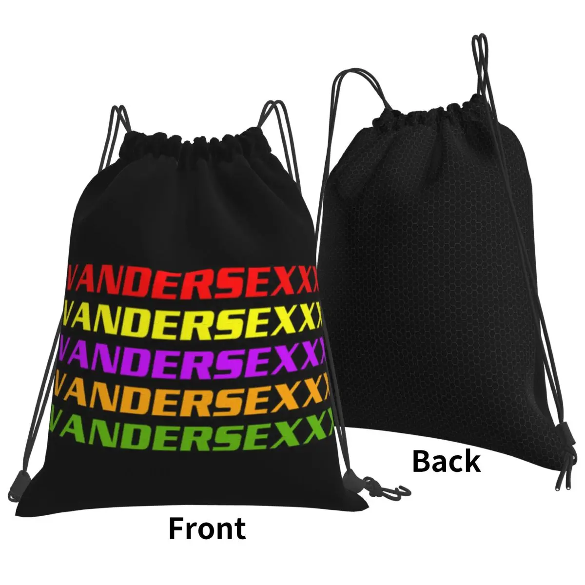 Club Vandersexxx Backpacks Multi-function Drawstring Bags Sundries Bag Book Bags for Travel Students