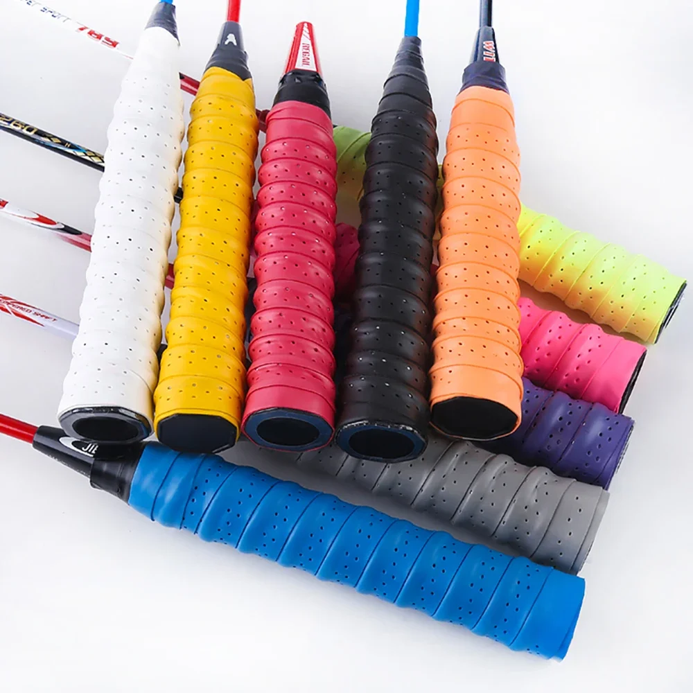 

2 шт. противоскользящей ленты для обмотки, впитывающей пот, для теннисных ракеток, удочек, бадминтона, сквоша, спортивных лент для обмотки для занятий спортом на открытом воздухе