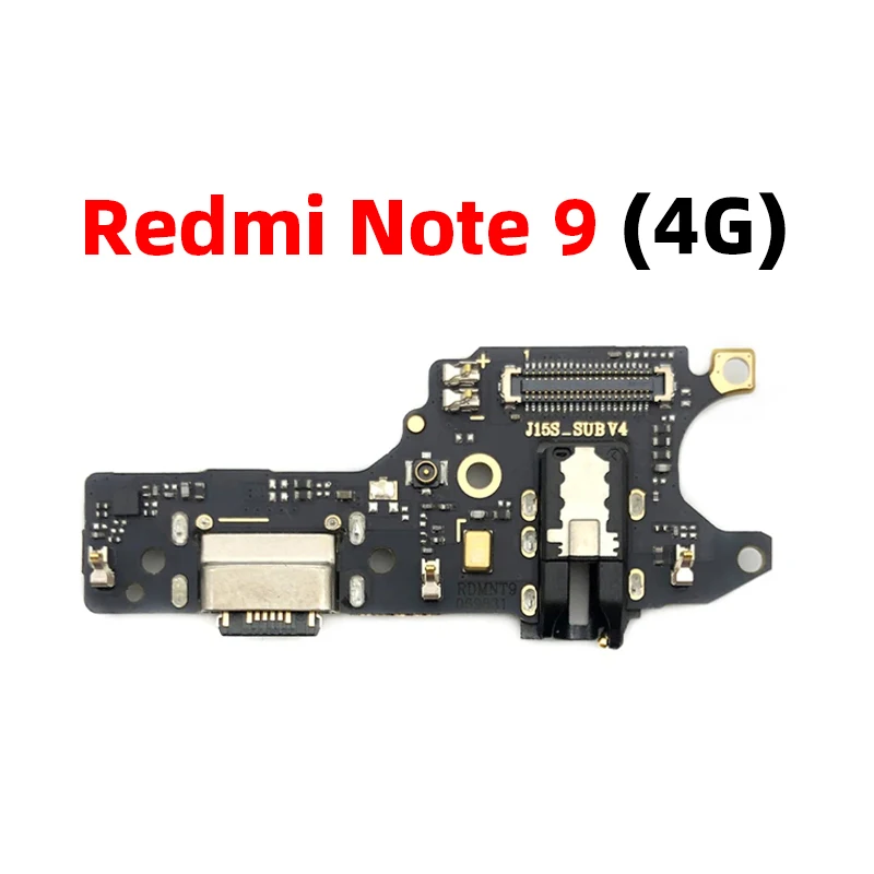 For xiaomi Redmi Note 9 5G 4G Dock Connector USB Charger Charging Port Flex Cable Board Replacement