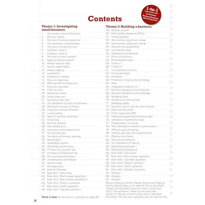 دليل مراجعة Pearson Edexcel GCSE Business Revision بما في ذلك مراجعة المراجعة عبر الإنترنت والمسابقات للامتحانات 2025 و2026 9781292190716 #2