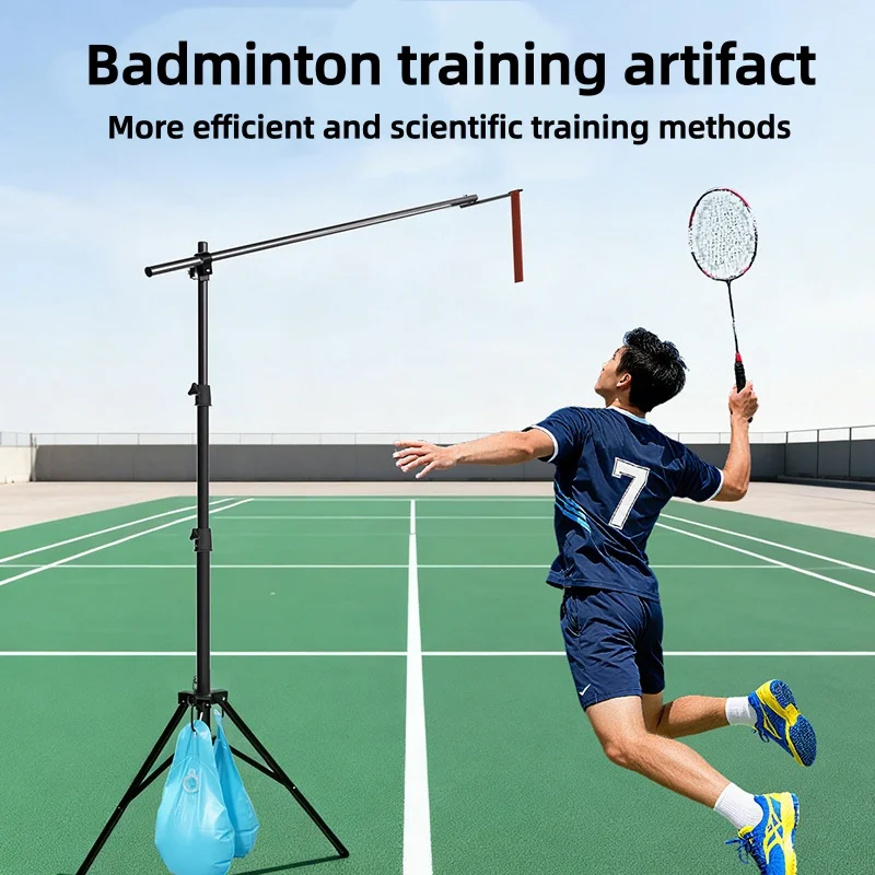 Professional Badminton Trainer Beginner Practice Badminton Trainer Indoor Swing Rack Gesture Corrector Equipment Practice Rack