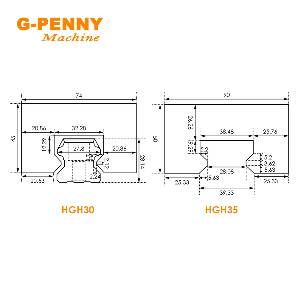 Guide Linear Guide Organ Guide Dust Cover for HGH30 HGH35 Linear Rails