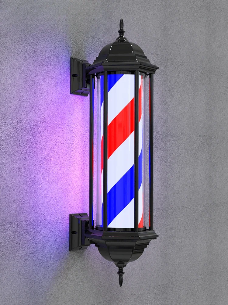 Retro LED Hair Salon Rotating Light Hair Salon Front Rotating Light Hair Salon Rotating Light Super Bright