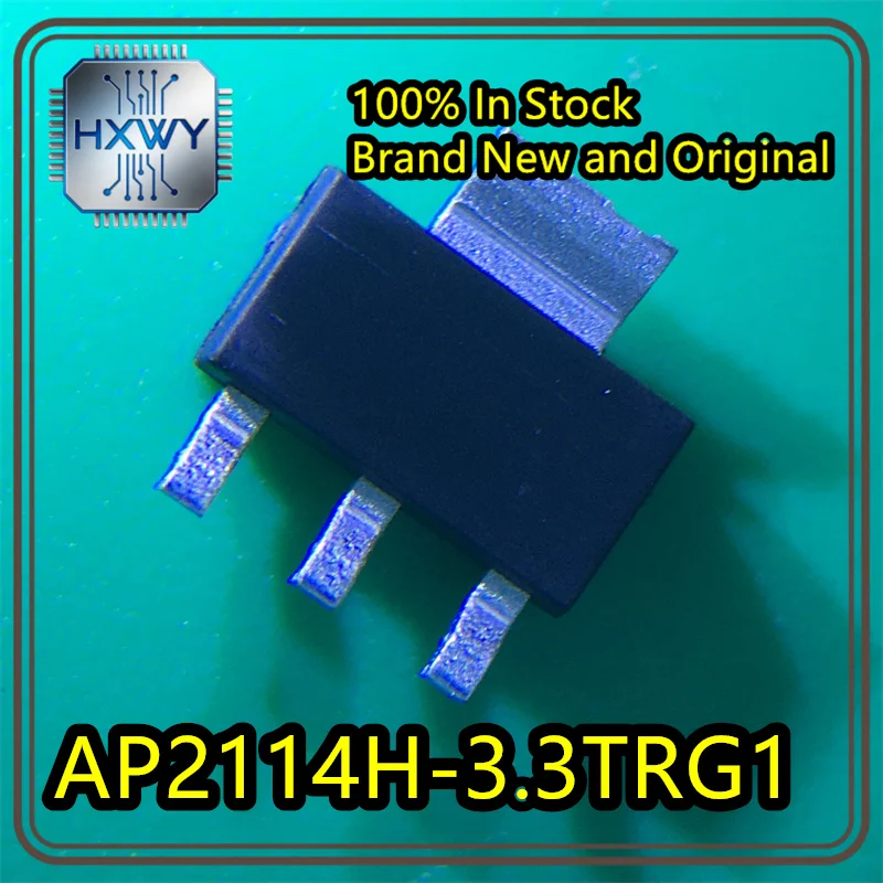 (50/200 pieces) Original AP2114H-3.3TRG1 GH12E SOT-223 linear regulator chip in stock.
