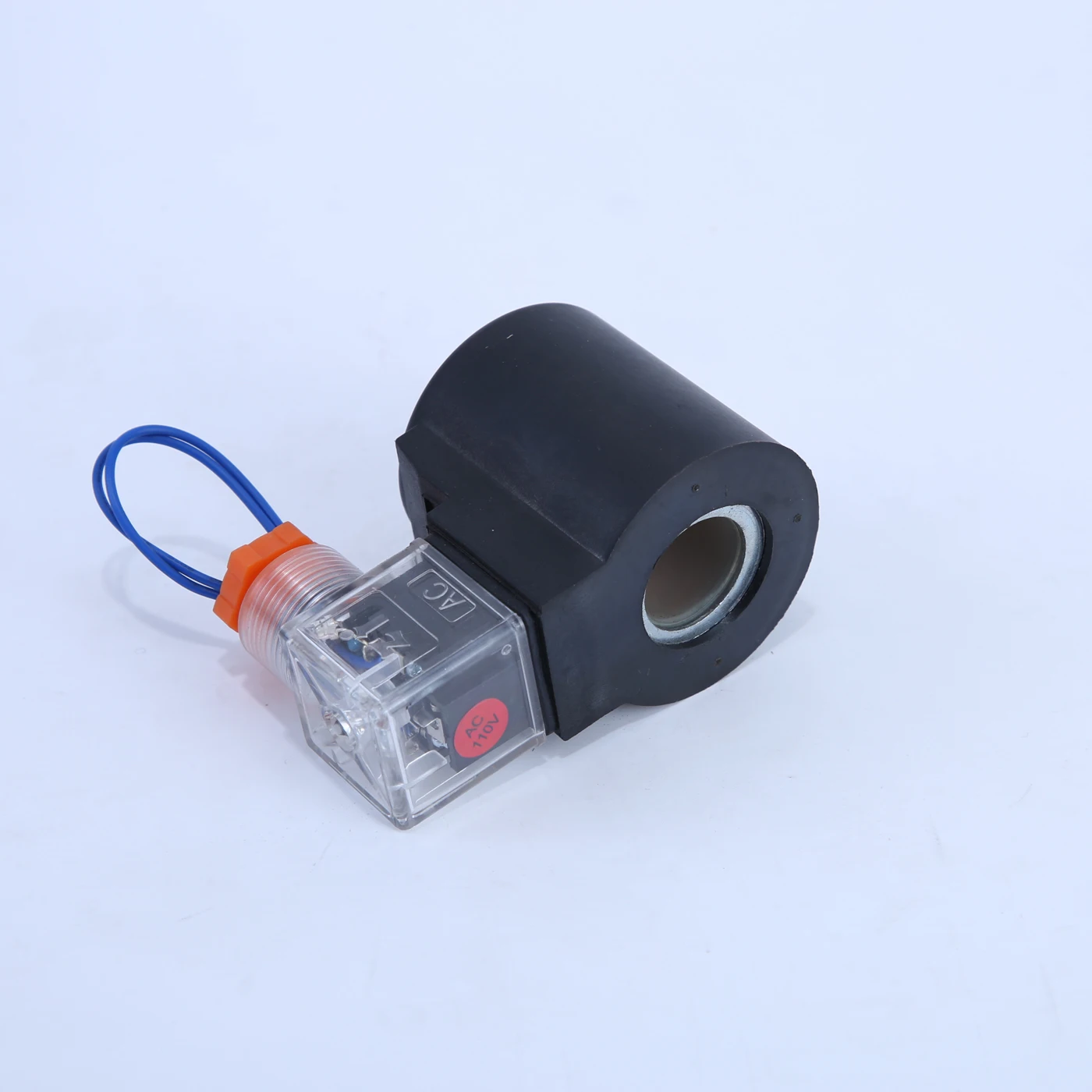 Threaded Plug-In Solenoid Valve Coil for 13mm 14 16mm Hole with Wire Electromagnet DC12/24V AC220V - Height Specification