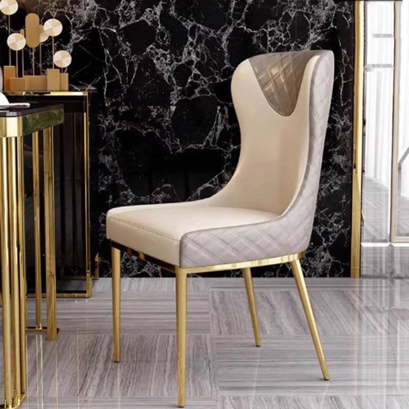 

White Minimalist Dining Chair Kitchen Modern Italian Design Dining Chair Living Room Nordic Sillas De Comedor Home Furniture