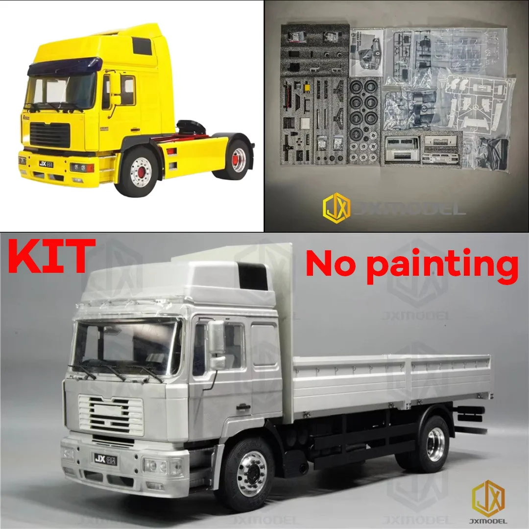 F2000-4X2 Kit-Version Traktor-LKW mit Öffnbarer Tür, Ohne Lackierung, für 1/14 Tamiyaa RC Truck MANN JX Spielzeugmodell-Teile