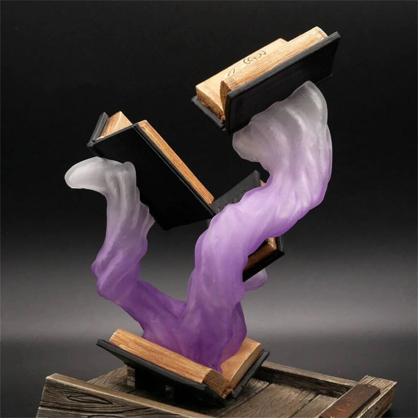 

Father Of Magic Dice Tower Magic Dice Resin Big Book Dice Tower Vintage Decoration Small Office/Home Office Mobile Sculpture Toy