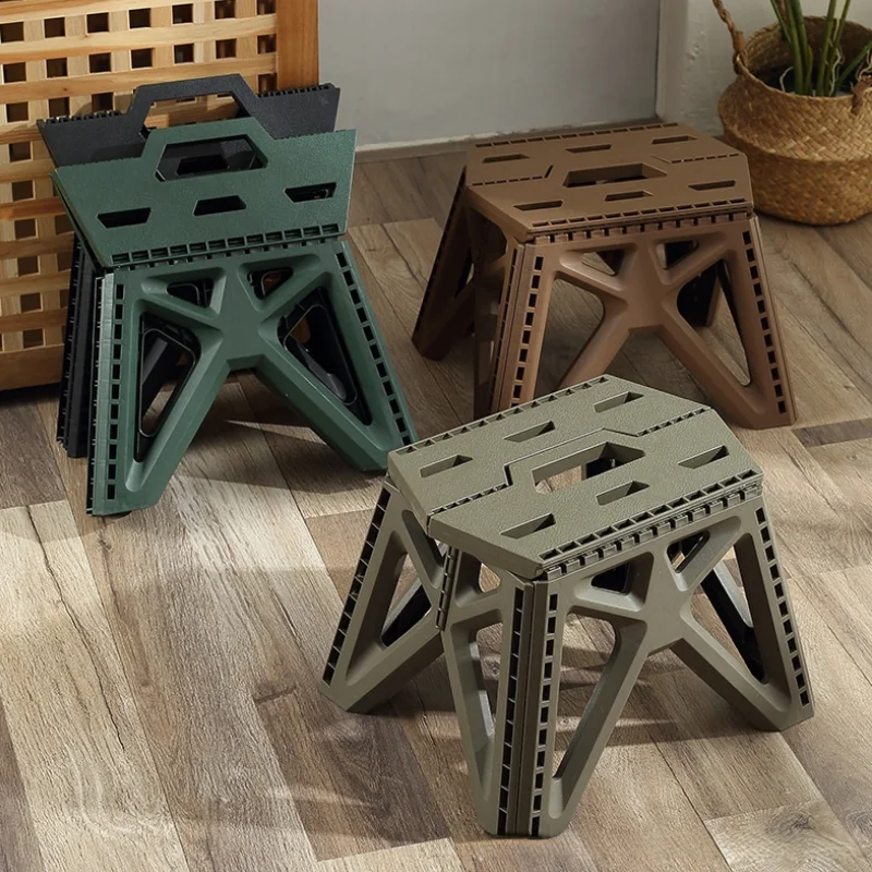 

Маленький уличный табурет, портативный складной табурет, прочный маленький стул с высокой нагрузкой, табурет для пикника и рыбалки, пляжный табурет, табурет для кемпинга