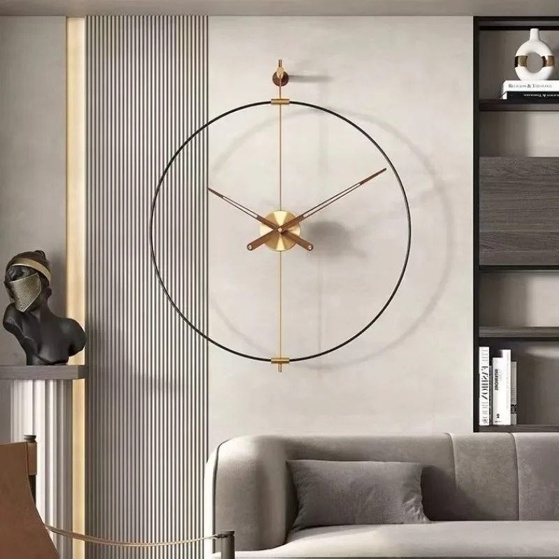 Minimalism Stylish Wall Clocks Nordic Luxury Large Living Room Clock Modern Design Watches Modern Clocks Wall Home Decoration