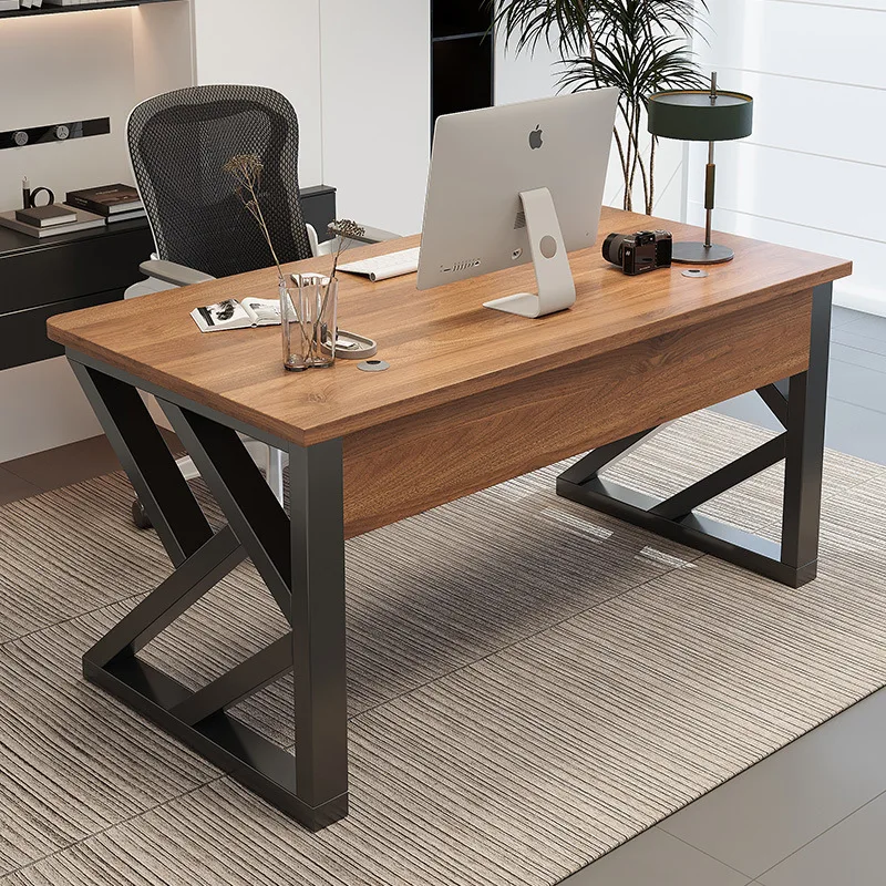 Office Furniture Wooden boss I Desk Luxury Laptop Modern Ceo Work Station Desk Top Office Desk