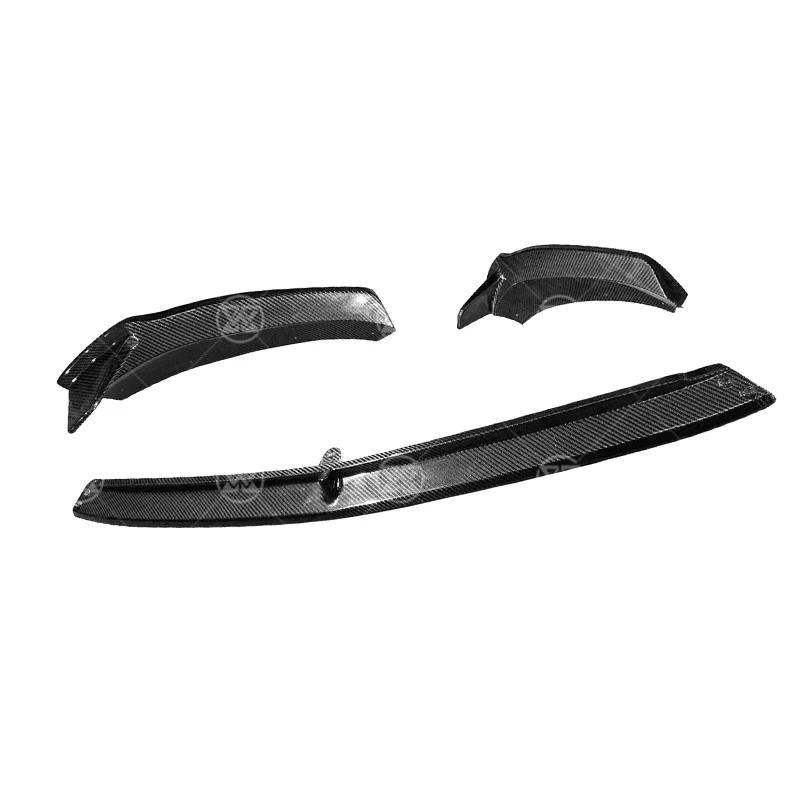 Front lip Splitter For Mercedes Benz C Class W206 C63 C200 C220 C260L Carbon Fiber Front Bumper Lip Front Chin Spoiler Diffuser