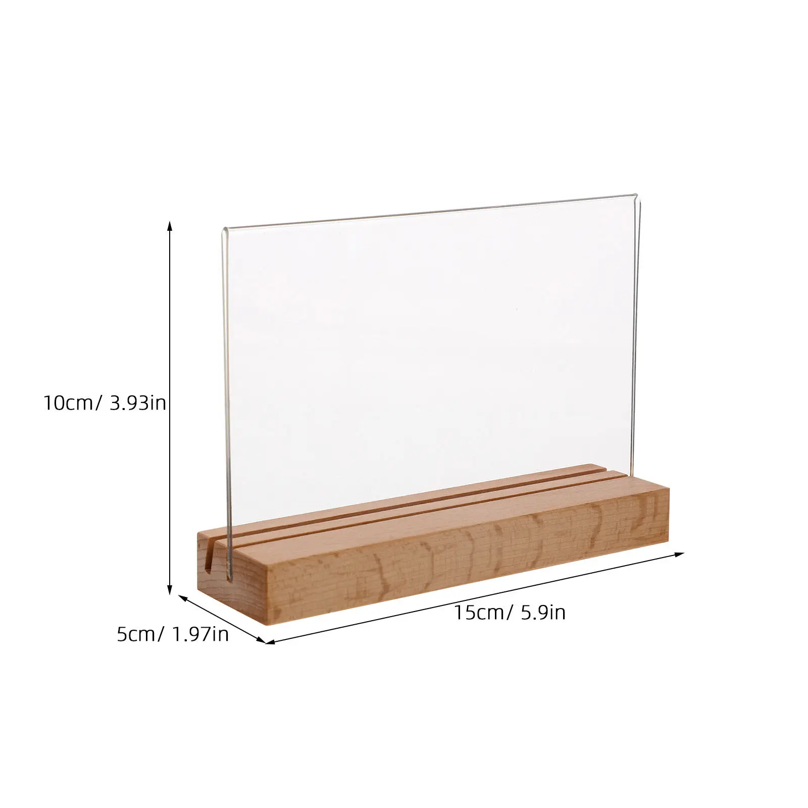 Menu Display Board Price Holder Stand Price Label Sign Showing Restaurant Office Card