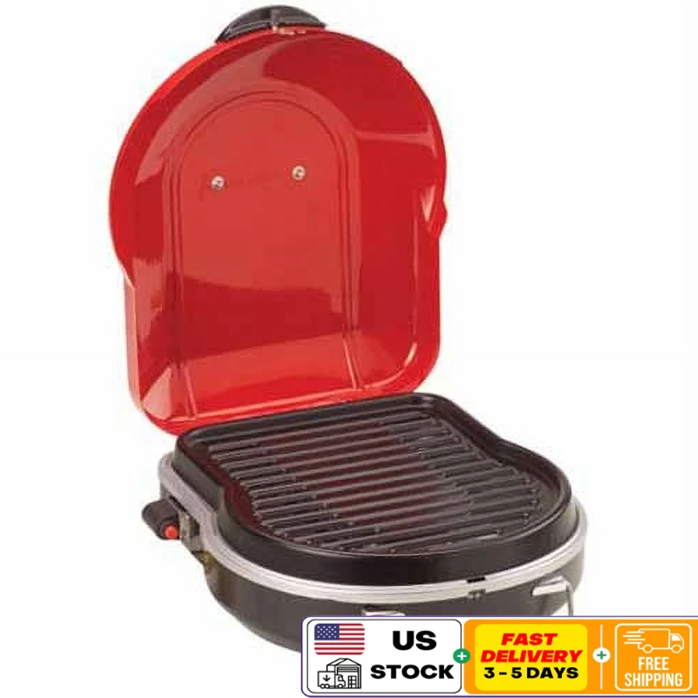 

Портативная пропановая походная печь, складной гриль N Go с Insta Start PerfectFlow, контроль давления, легко чистится, съемный лоток для смазки