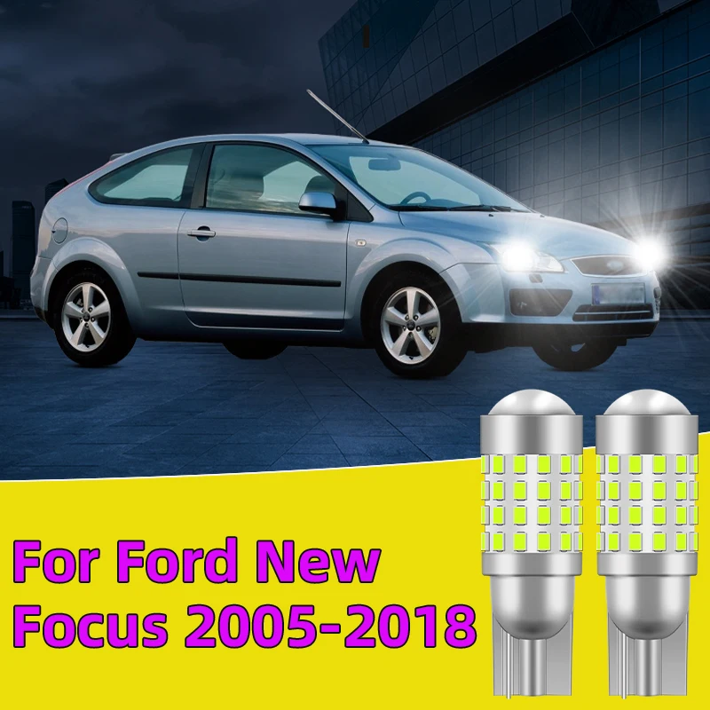 

2PCS For Ford New Focus 2005-2018 Clearance Light side marker position Signal Lamp width light 12V24V Car Led Traffic Bulb White