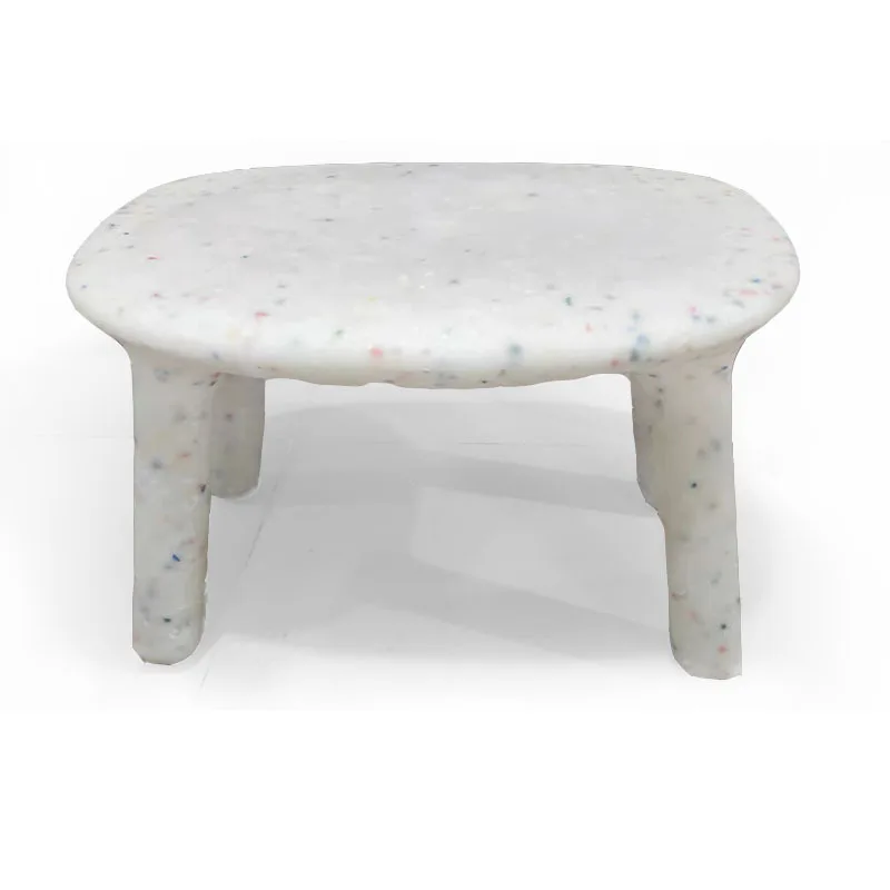 

Nordic ins children's study table anti-collision environmentally friendly plastic cute gift small apartment study table bedroom