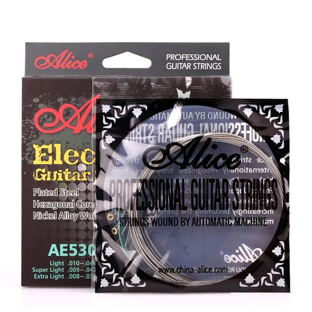 5 Pcs Single Guitar Strings AE530 Electric Guitar Top E Plain Steel Gauges 009 010 Popular Gauges Ultra Fine Anti Rust Layer