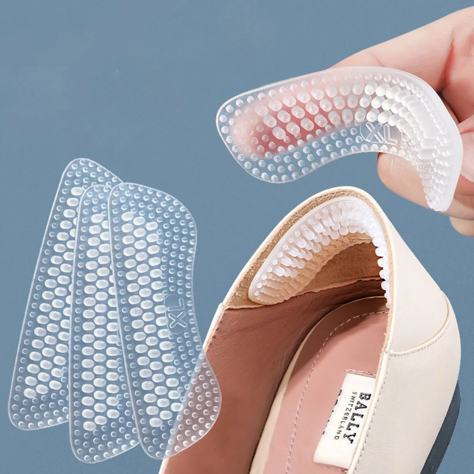 

Heel Grips Liner Cushions Inserts Self-Adhesive Heel Non Wear Sticker for High Heels Leather Shoes