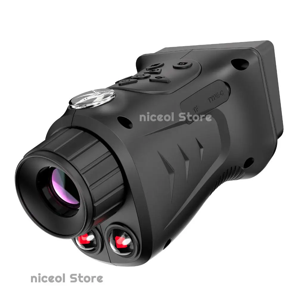 4K Infrared Night Visions Device with 2.8 Inch Large Screen 18X Digital Zoom Hunting Camera Night Visions Monocular for Adults