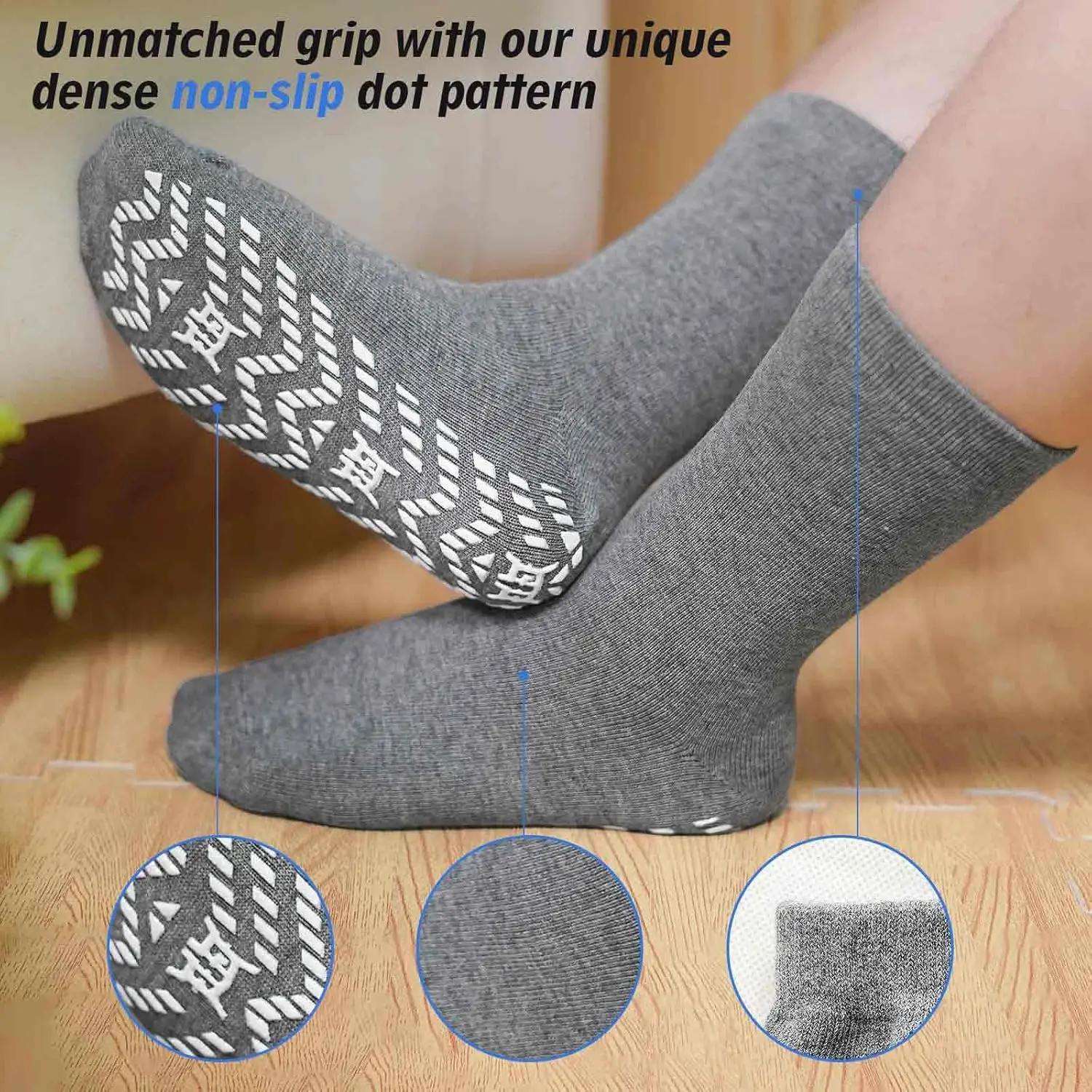 Chaussettes de sport anti-aldes pour hommes et femmes, chaussettes de football non ald, chaussettes de basket-ball, chaussettes de tennis, chaussettes de cyclisme, chaussettes d'équitation, chaussettes de yoga et de pilates, 5 paires