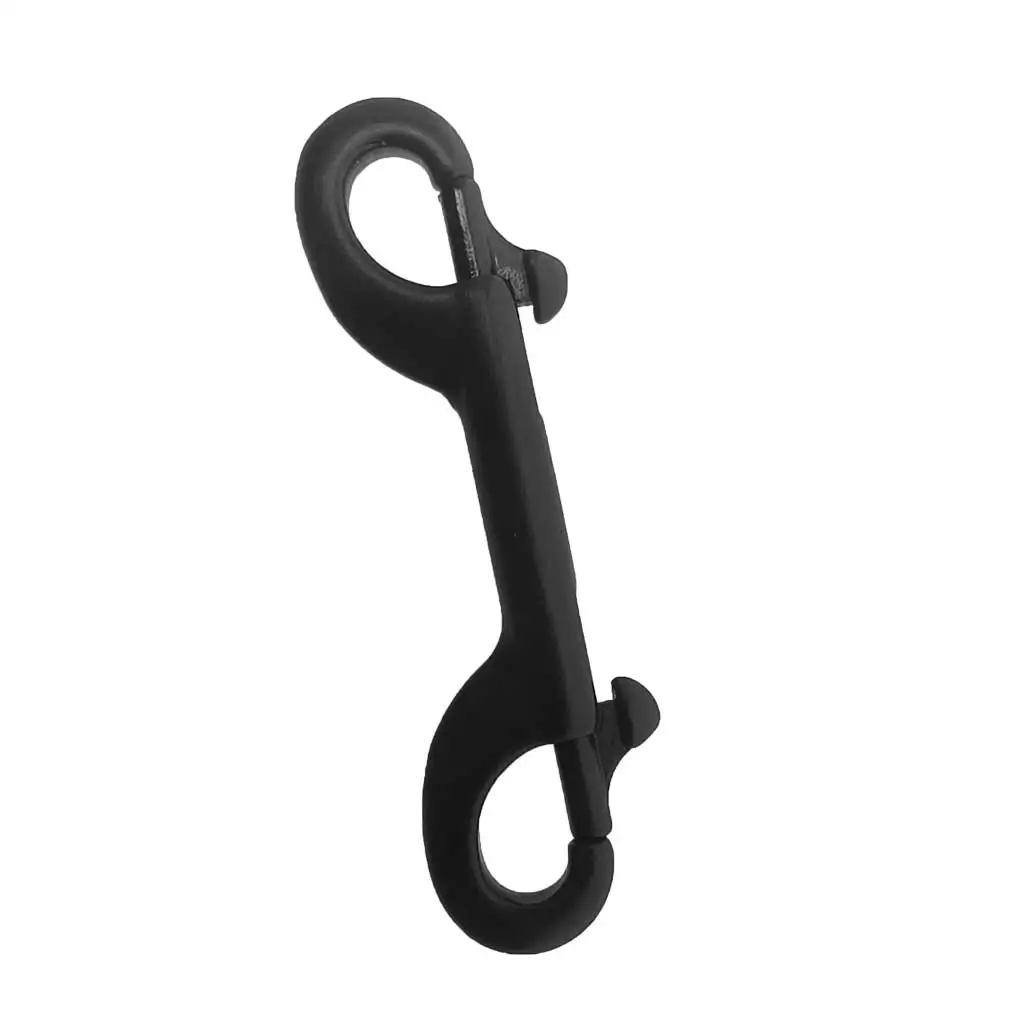 316SS Scuba Diving Double Ended Hook Quick Link Carabiner Double Ended Bolt 100mm BCD Snap Hook Clip