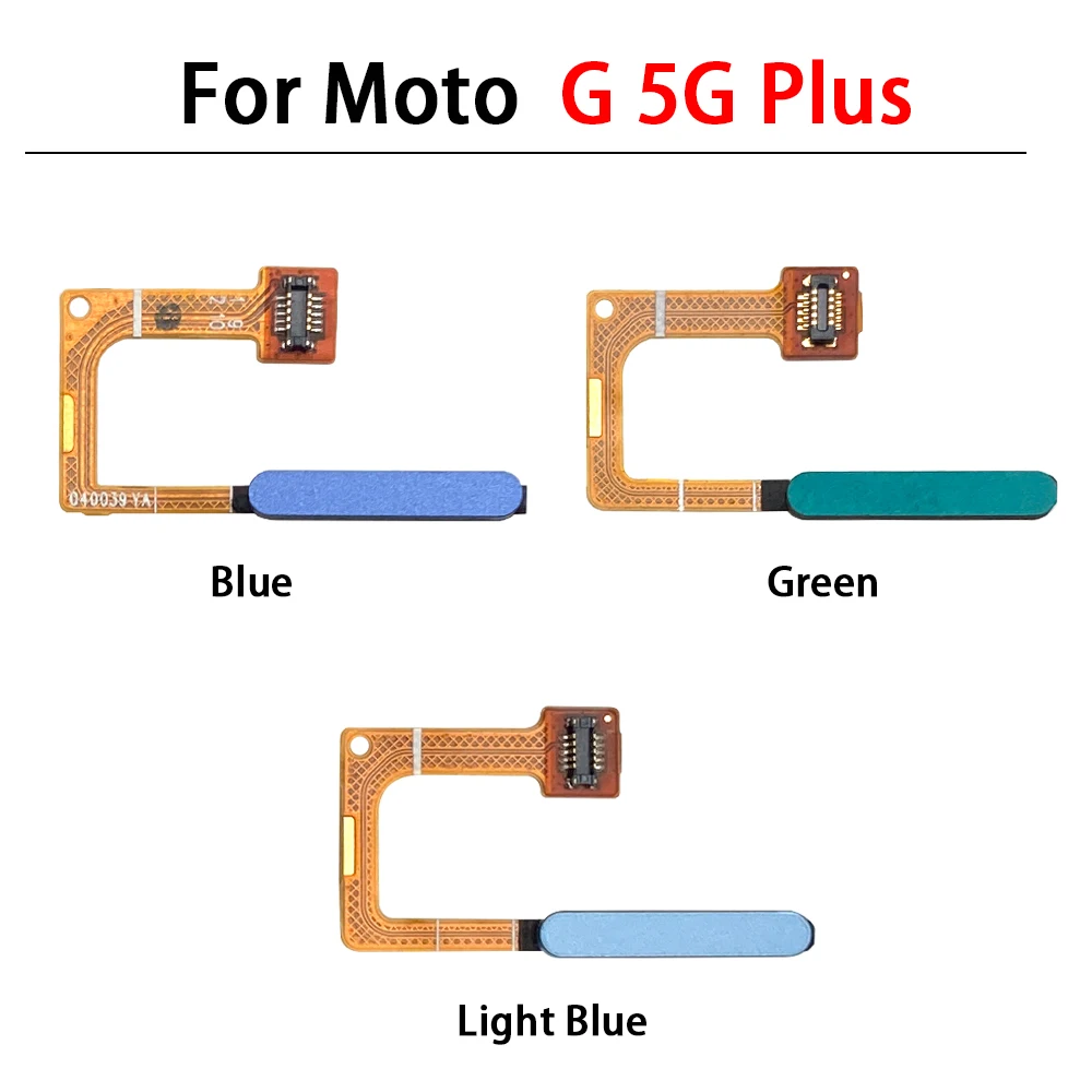 Fingerprint Reader Touch ID Sensor Return Key Home Button Flex Cable For Moto One Fusion Plus G 5G Plus