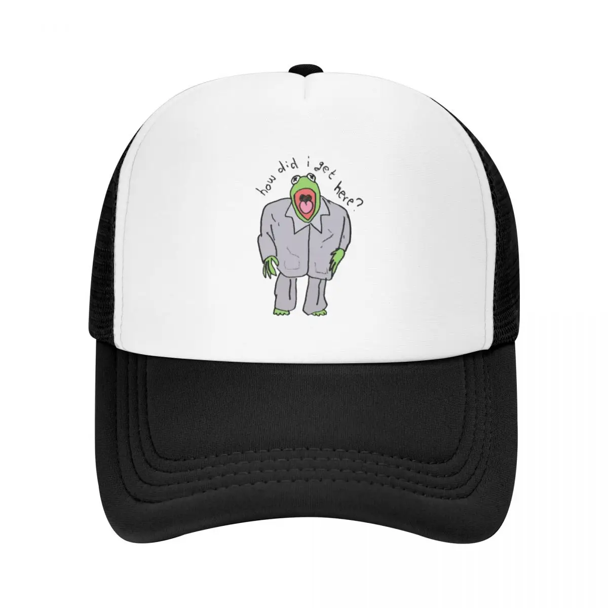 

kermie got no clue where he is Baseball Cap Luxury man cap Snap Back Hat Hood Sunhat Caps For Women Men's