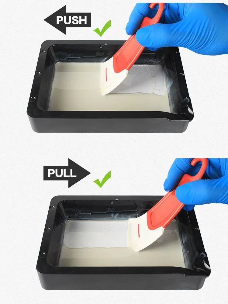 Pièces d'imprimante 3D à durcissement à la lumière, creux en résine, grattoir pour livres précieux, Anycubic, Photon, Elegoo, MARS, LCD, DLP, SLA, document aléatoire