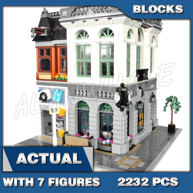 2232pcs Creative Expert Brick Financial Institutions Self-service Laundromat 15001 Building Block toys Compatible With Model