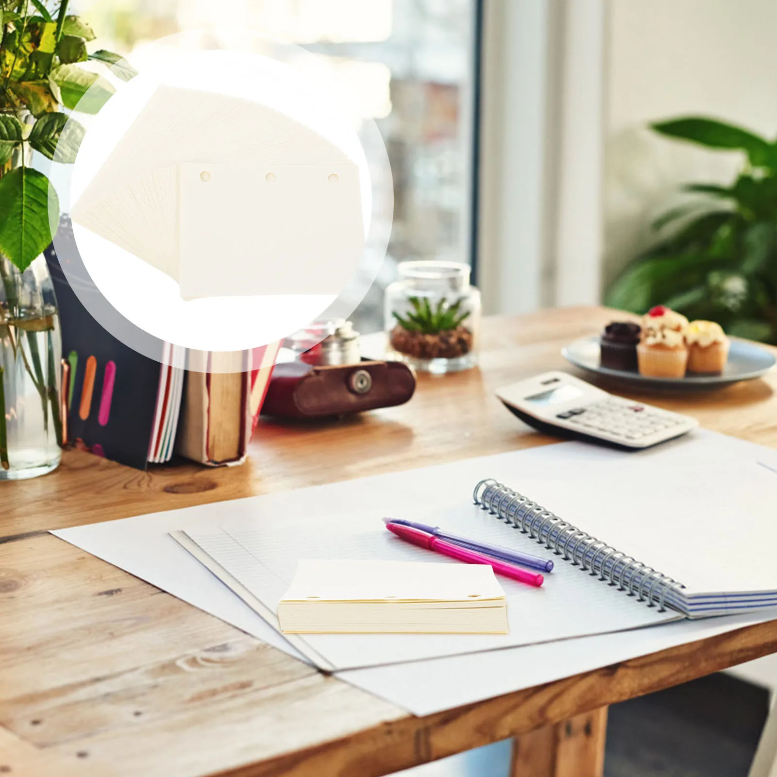 

240 Sheets Handbooken Premium Smooth Writing Paper for School Office Journaling Note Taking Replaceable Binder Paper