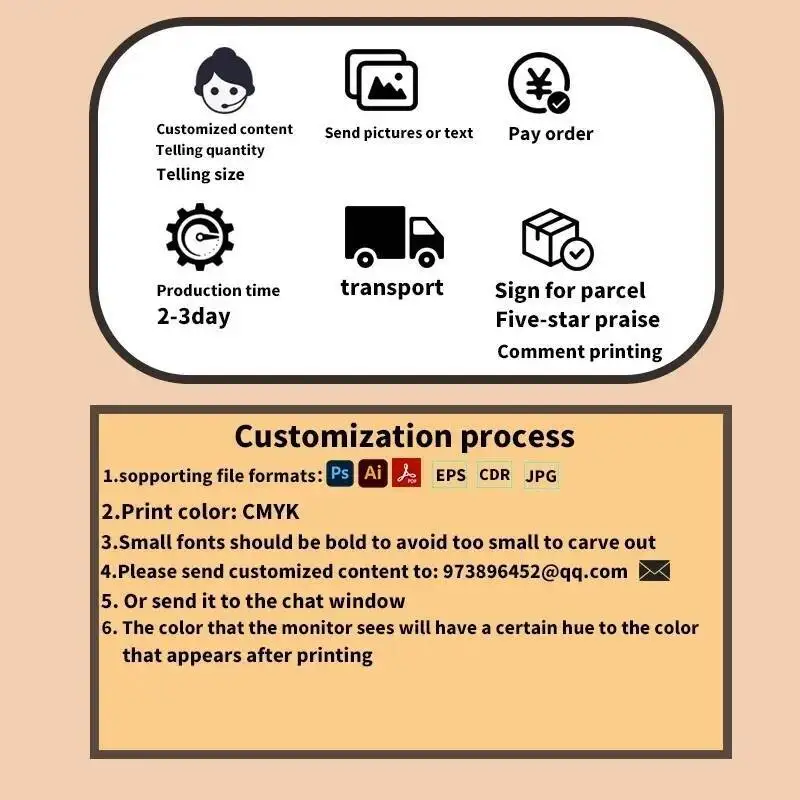 10/20/50/100pcs wholesale Custom DTF Iron On Heat Transfer You Logo Text and Portrait Images Stickers Printing DIY Clothing view 3